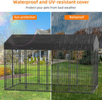 Premium Small Outdoor Pet Kennel with Roof