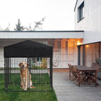 Large Outdoor Dog Kennel with Roof 250x120x165cm
