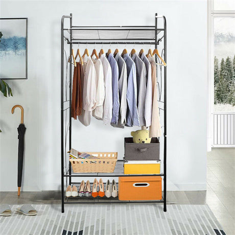 Extra Large Iron Garment Hanging Rack