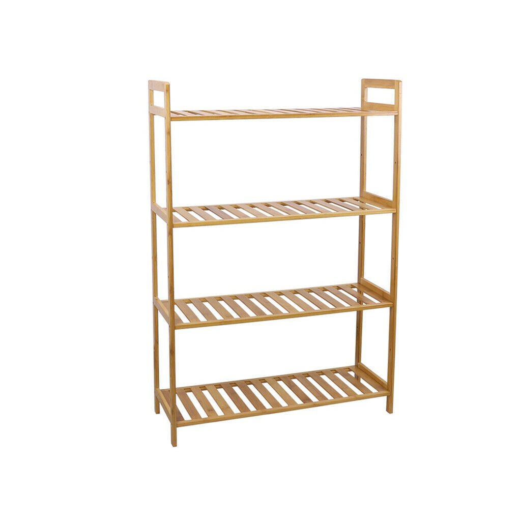 Bamboo 4 Tier Shelving Unit – Eco-Friendly Storage Solution