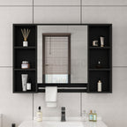 Bathroom Mirrored Cabinet Wall Storage Organizer