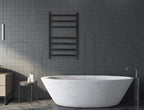 7-Bar Electric Heated Towel Rail in Black