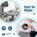 Grey Cat Tree Tower Condo Scratching Post Bed Stand 1.4M