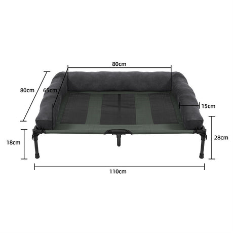 XL Elevated Dog Bed - Comfortable & Durable
