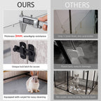 Elegant Large Indoor Whelping Box with Glass