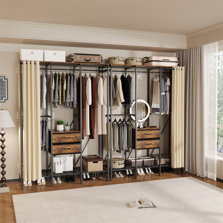 XXL Heavy Duty Wardrobe Closet with Storage