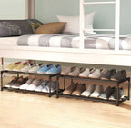 Elegant 4-Tier Stainless Steel Shoe Organizer