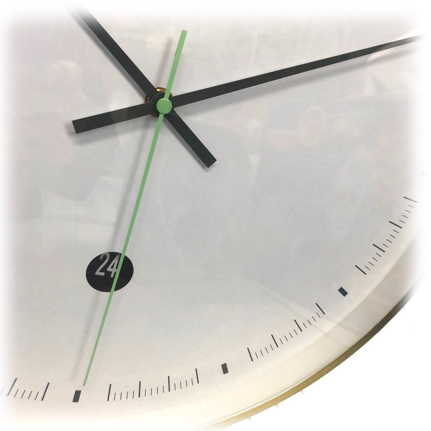 Toki Metta Brushed Gold Clock