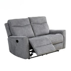 Cosmic Light Gray Fabric Motion Recliner Set