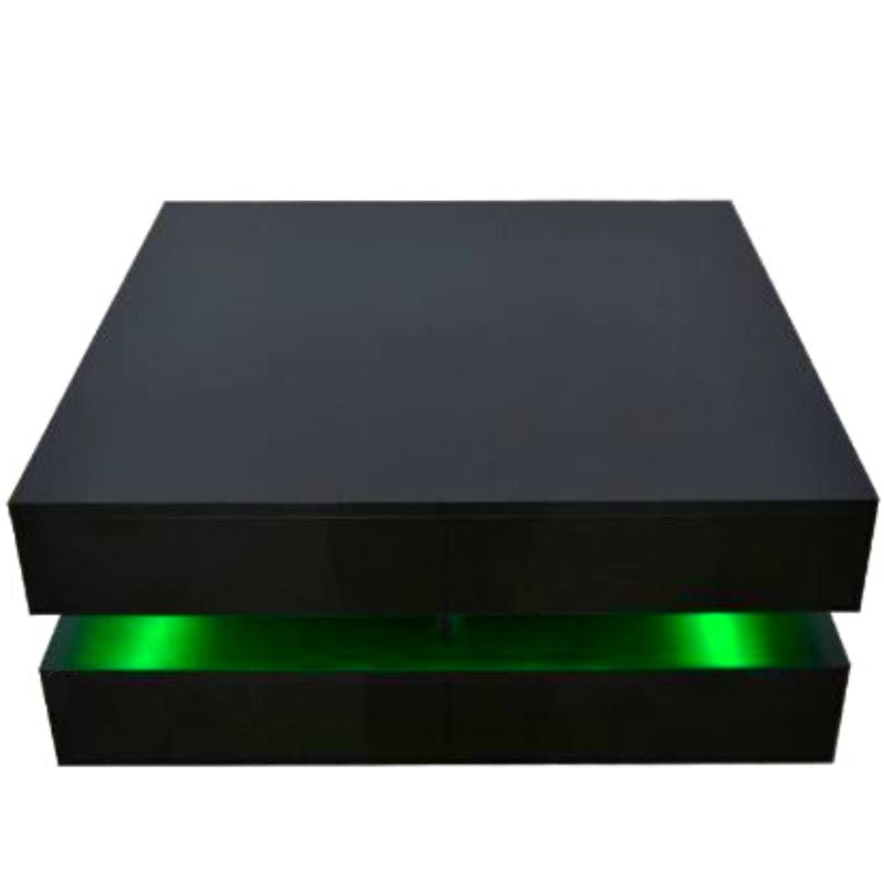 Modern Square High Gloss LED Coffee Table