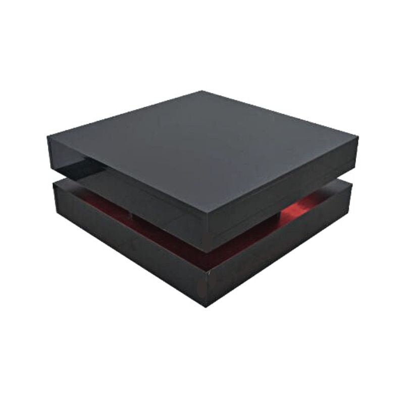 Modern Square High Gloss LED Coffee Table