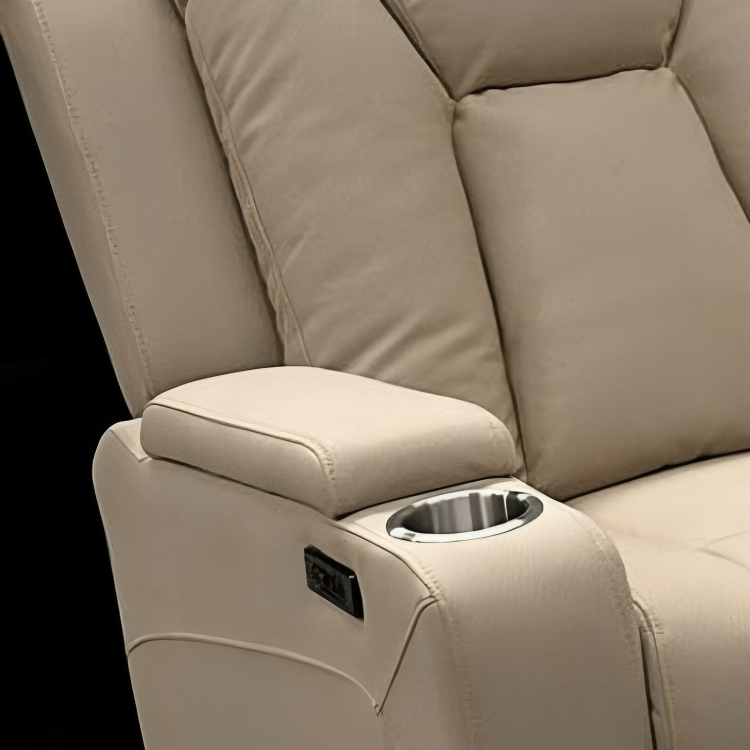 Theatre Electric Recliner Sofa in Buckskin