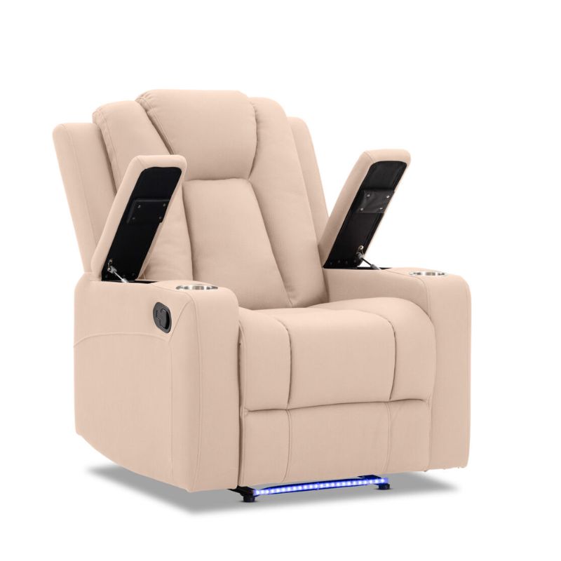 Theatre Electric Recliner Sofa in Buckskin