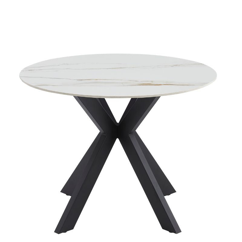 Elegant Round Marble Dining Table
