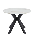 Elegant Round Marble Dining Table