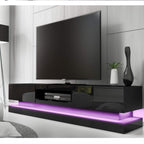 Modern High Gloss LED RGB TV Unit - 220cm