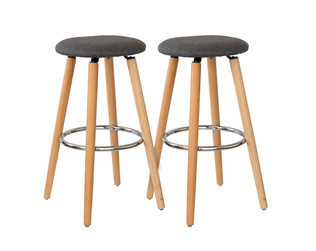 Hacienda Modern Padded Barstools - Set of 2