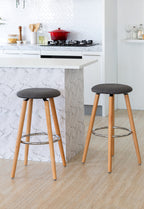 Hacienda Modern Padded Barstools - Set of 2