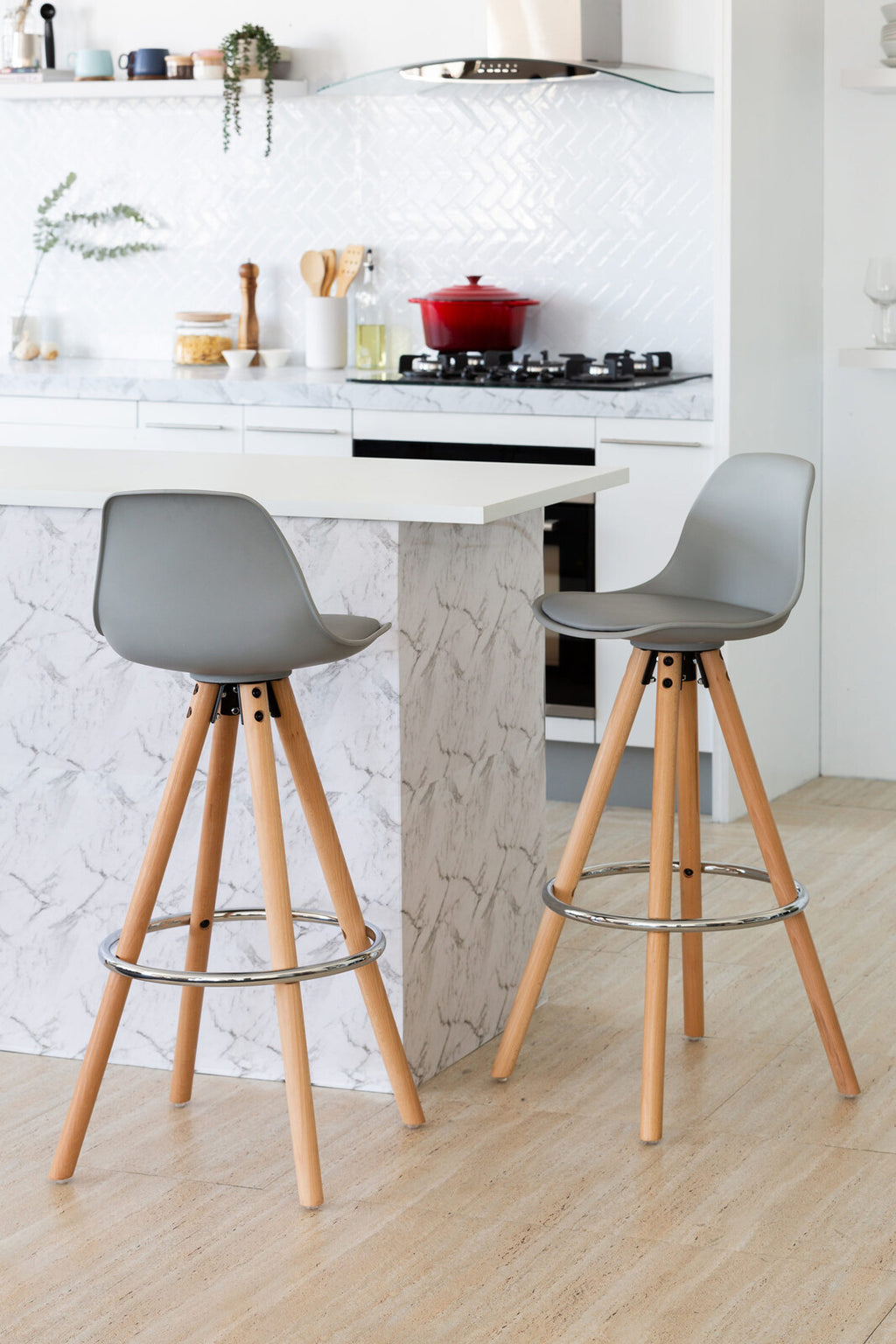 Hacienda Set of 2 Modern Barstools