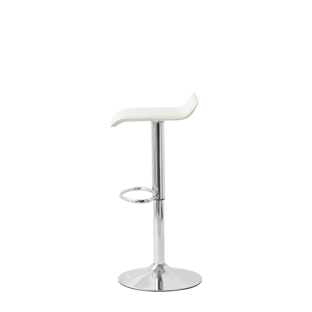 Elegant Leather Barstools with Swivel Seat