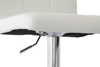 Elegant Leather Barstools with Swivel Seat