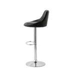 Diamond Style Adjustable Height Barstools - Black