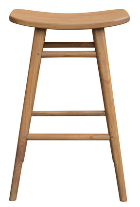 Aria Mindi Solid Wood Kitchen Counter Stool