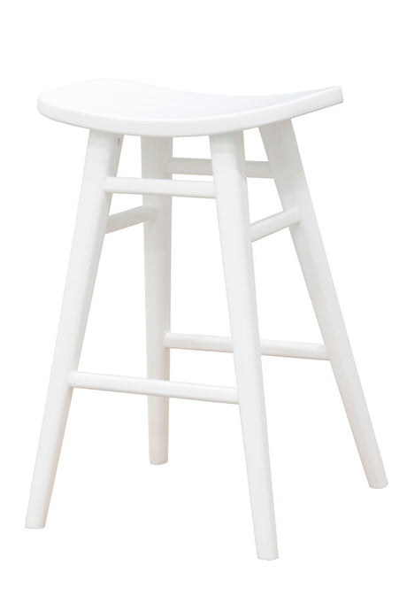 Aria Oval Solid Timber Counter Stool