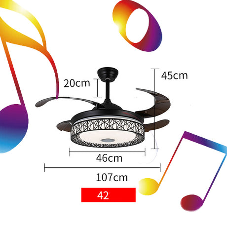 Maxkon 42 Inch Smart Ceiling Fan with Light