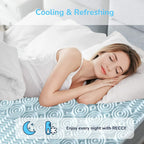 7 Zone Cool Gel Memory Foam Mattress Topper