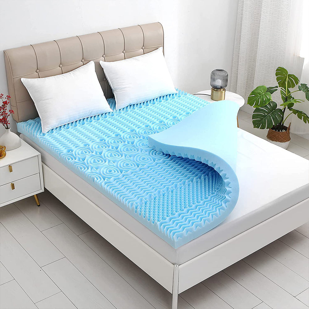 7 Zone Cool Gel Memory Foam Mattress Topper