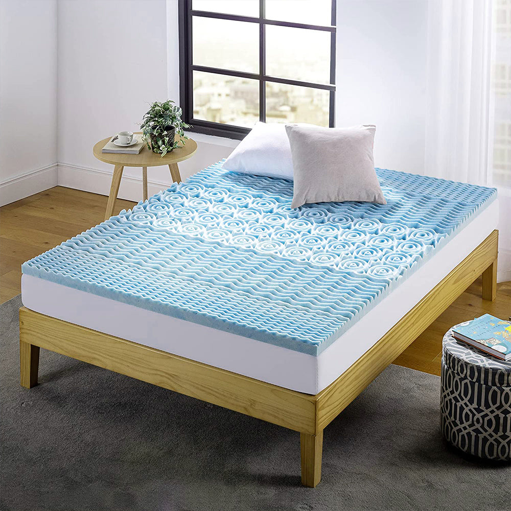 7 Zone Cool Gel Memory Foam Mattress Topper