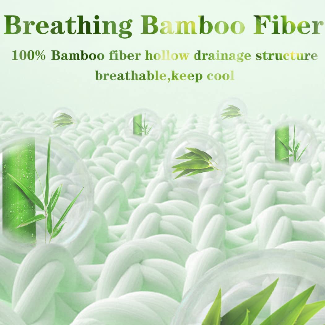 Bamboo Pillowtop Mattress Topper for Ultimate Comfort