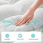 Bamboo Pillowtop Mattress Topper for Ultimate Comfort