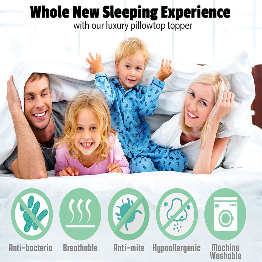 Bamboo Luxury Pillowtop Mattress Topper