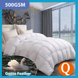 Premium Goose Down 500 GSM Queen Quilt