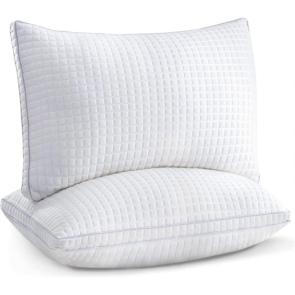 2xQueen Adjustable Luxury Cotton Pillows