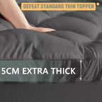 Luxury 5CM Pillowtop Mattress Topper Mat