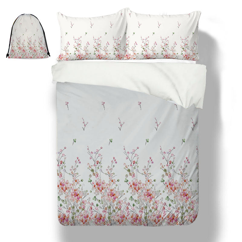 Elegant Floral Bedding Set - Single Size
