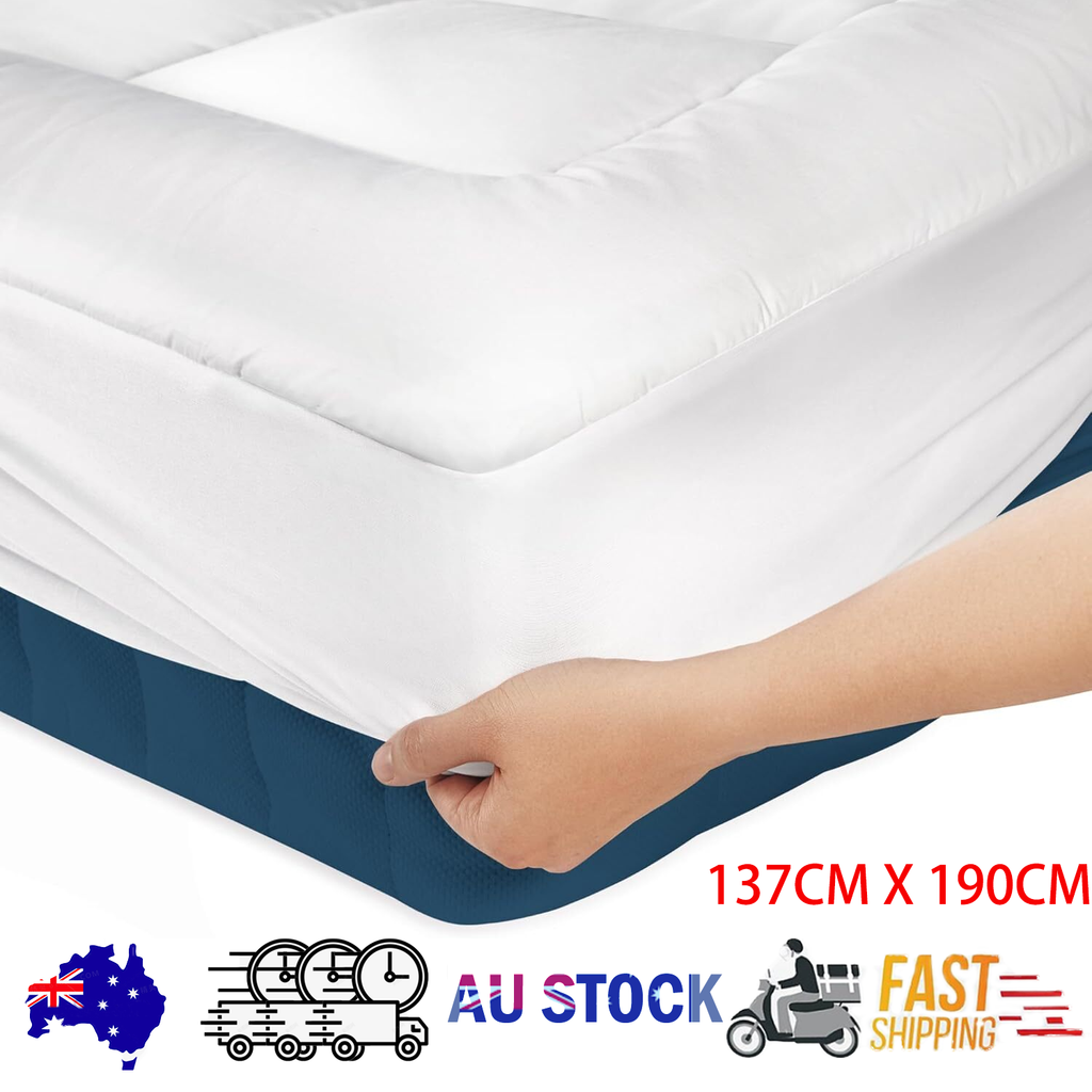Luxury Pillowtop Mattress Topper - Bamboo Charcoal