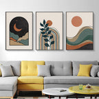 Wall Art Abstract Canvas Set for Living Room Home Office Modern Decorative Artwork