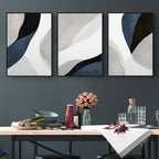 Wall Art Abstract Canvas Set Modern Framed Prints for Living Room Home Decor