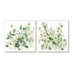 Wall Art Sage Garden by Carol Robinson Canvas Artwork Set Decor Collection