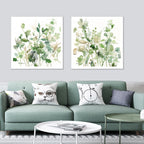 Wall Art Sage Garden by Carol Robinson Canvas Artwork Set Decor Collection