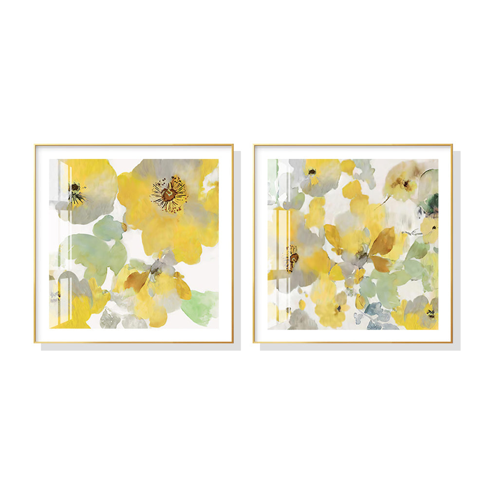 Wall Art American Style Floral Canvas Modern Decorative Home Painting Artwork