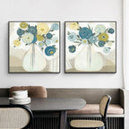 Wall Art Bouquet Framed Canvas Decorative Modern Living Room Bedroom Home Decor