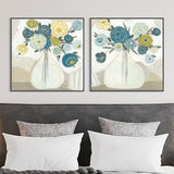 Wall Art Bouquet Framed Canvas Decorative Modern Living Room Bedroom Home Decor