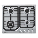 60cm Stainless Steel Gas Cooktop with 4 Burners
