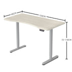 FORTIA Electric Sit-Stand Desk 150x68cm