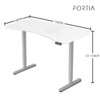 FORTIA Electric Sit-Stand Desk 150x68cm